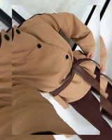 Jacket + Belt - Camel - detail