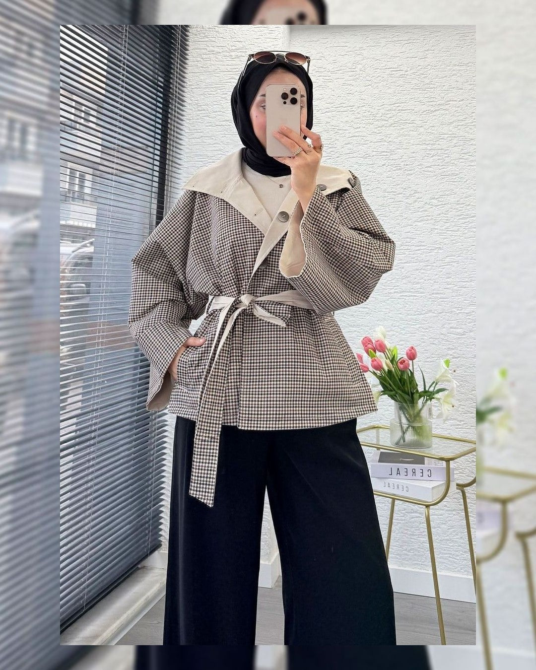Jacket + Belt - front view