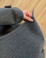 Jacket + Belt - Dark Grey - detail