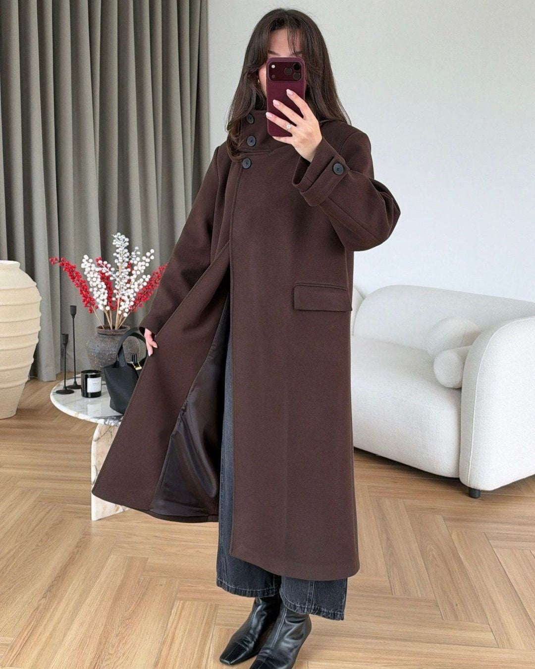 Jacket + Belt - front view