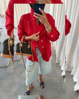 Jacket - Red - front view