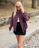 Jacket - Purple - front view