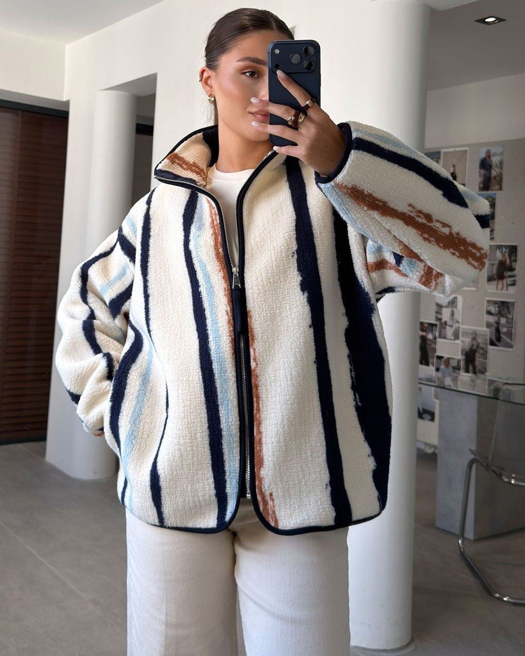 Jacket - Off White - front view