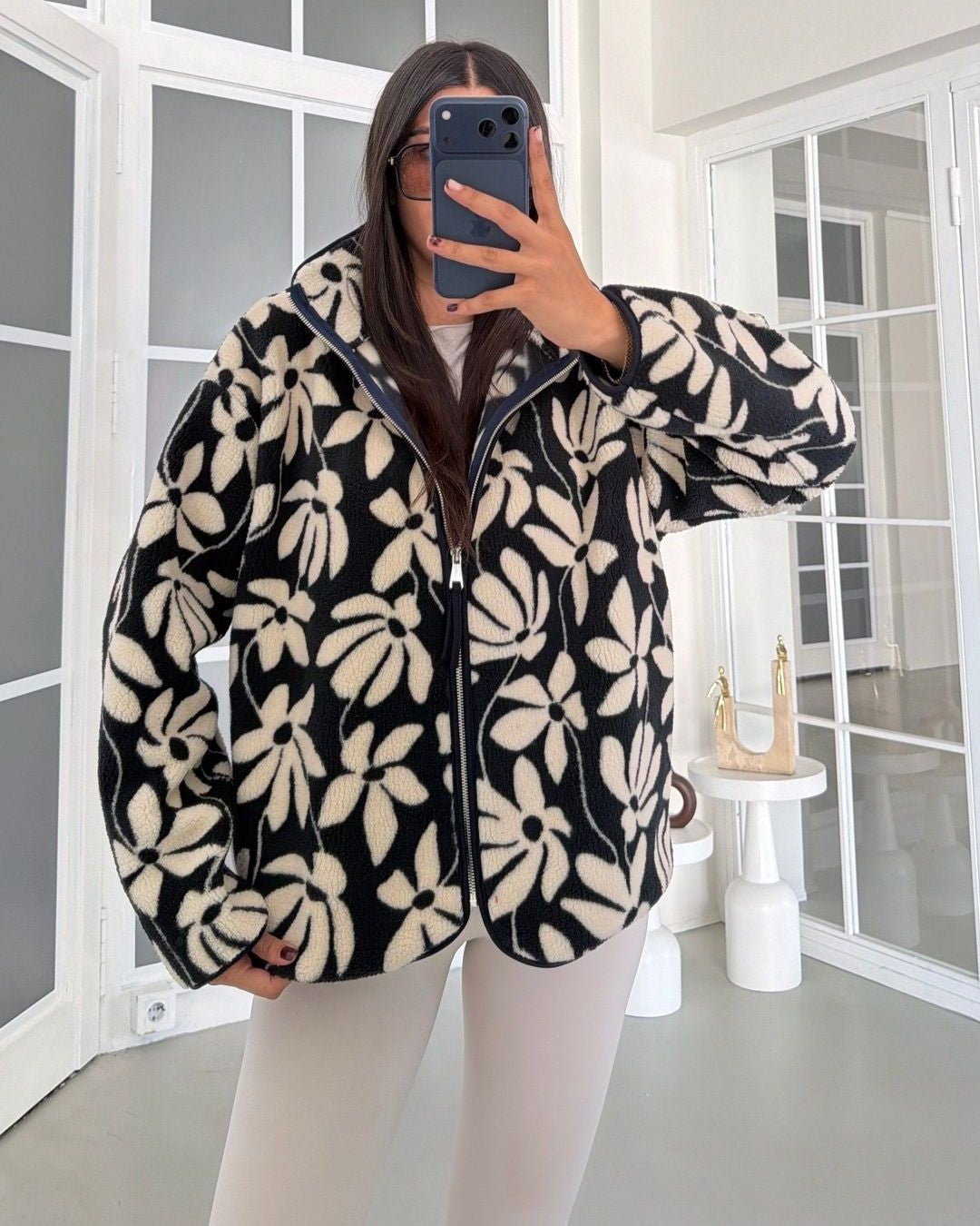 Jacket - Navy - front view