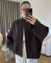 Jacket - Brown - front view