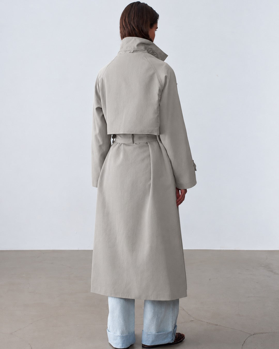 Jacket - Beige - back view