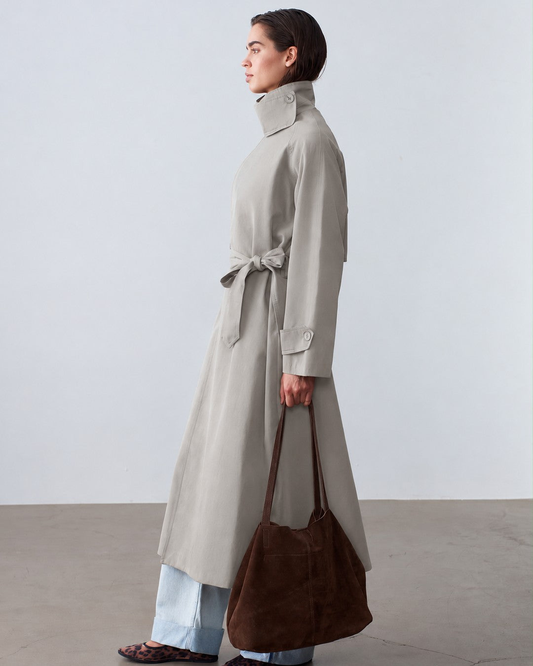 Jacket - Beige - side view