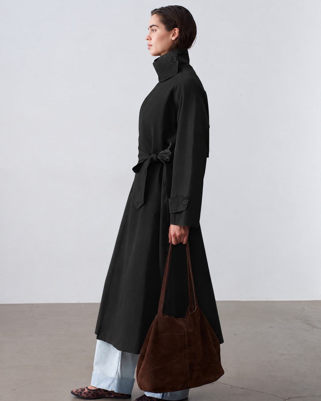 Jacket - Black - side view