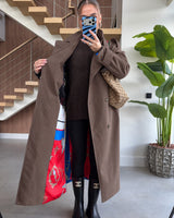 Jacket - Brown - front view