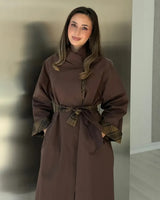 Jacket - Brown - front view