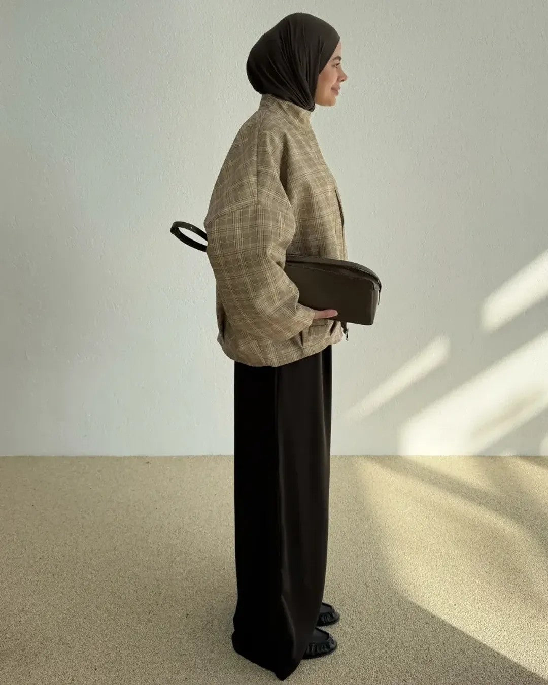 Jacket - Beige - side view