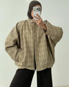 Jacket - Beige - front view
