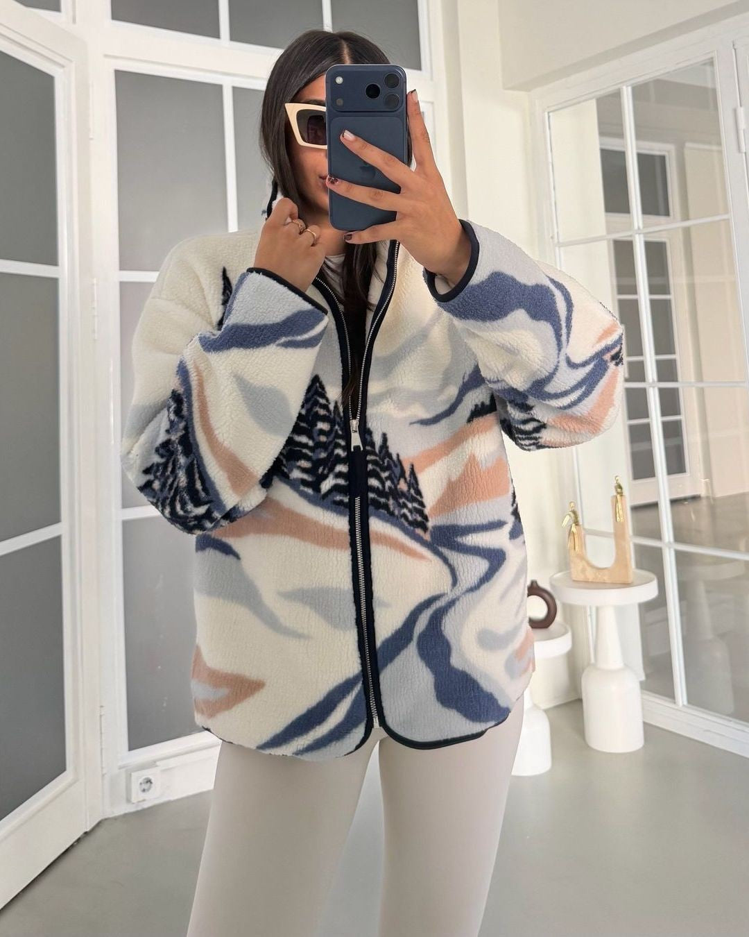 Jacket - Multi - front view