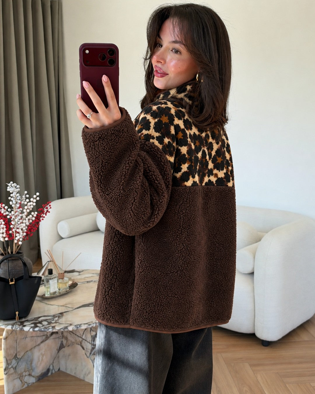 Jacket - Leopard - back view