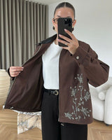 Jacket - Brown - front view
