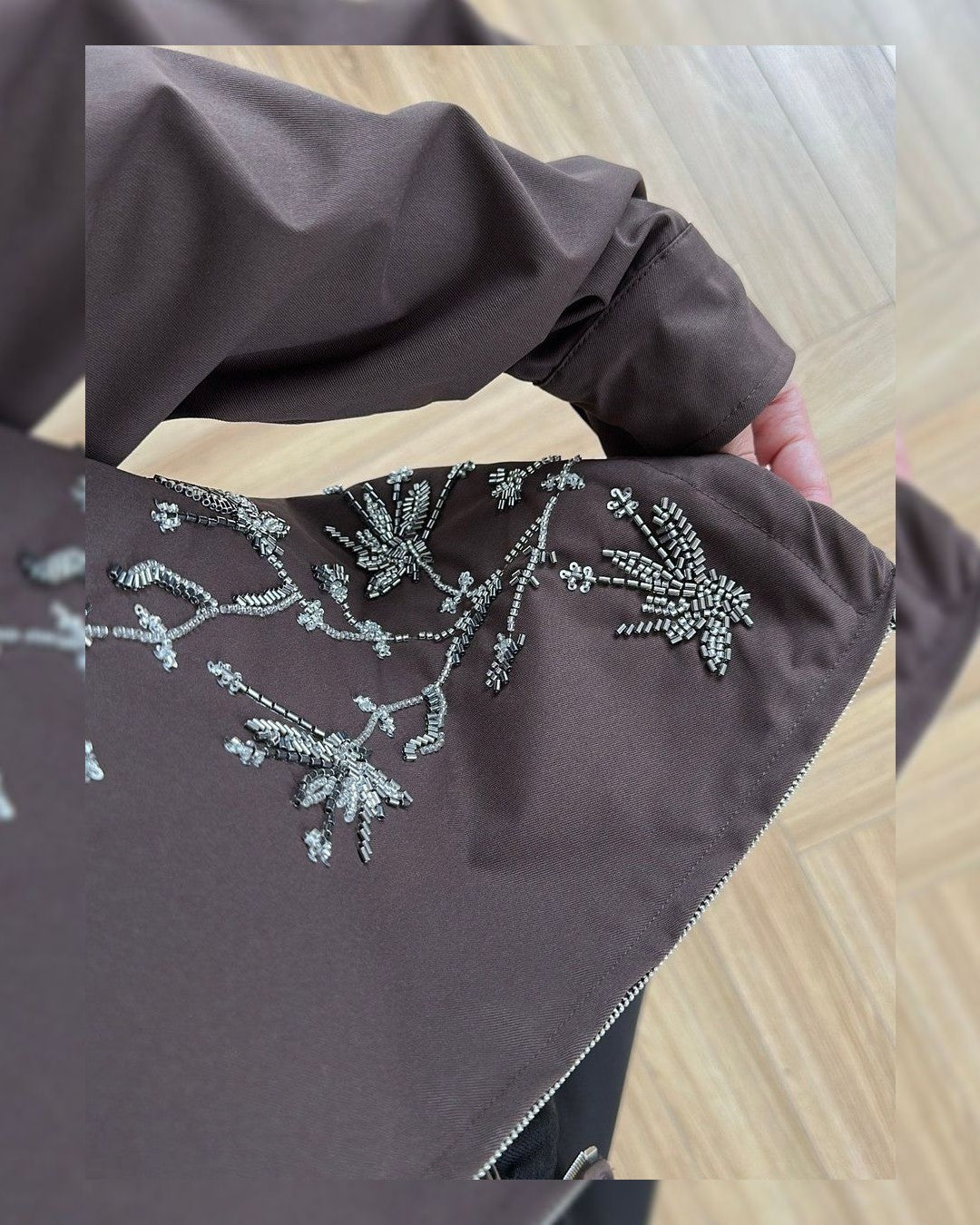 Jacket - Brown - detail