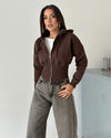 Jacket - Brown - front view