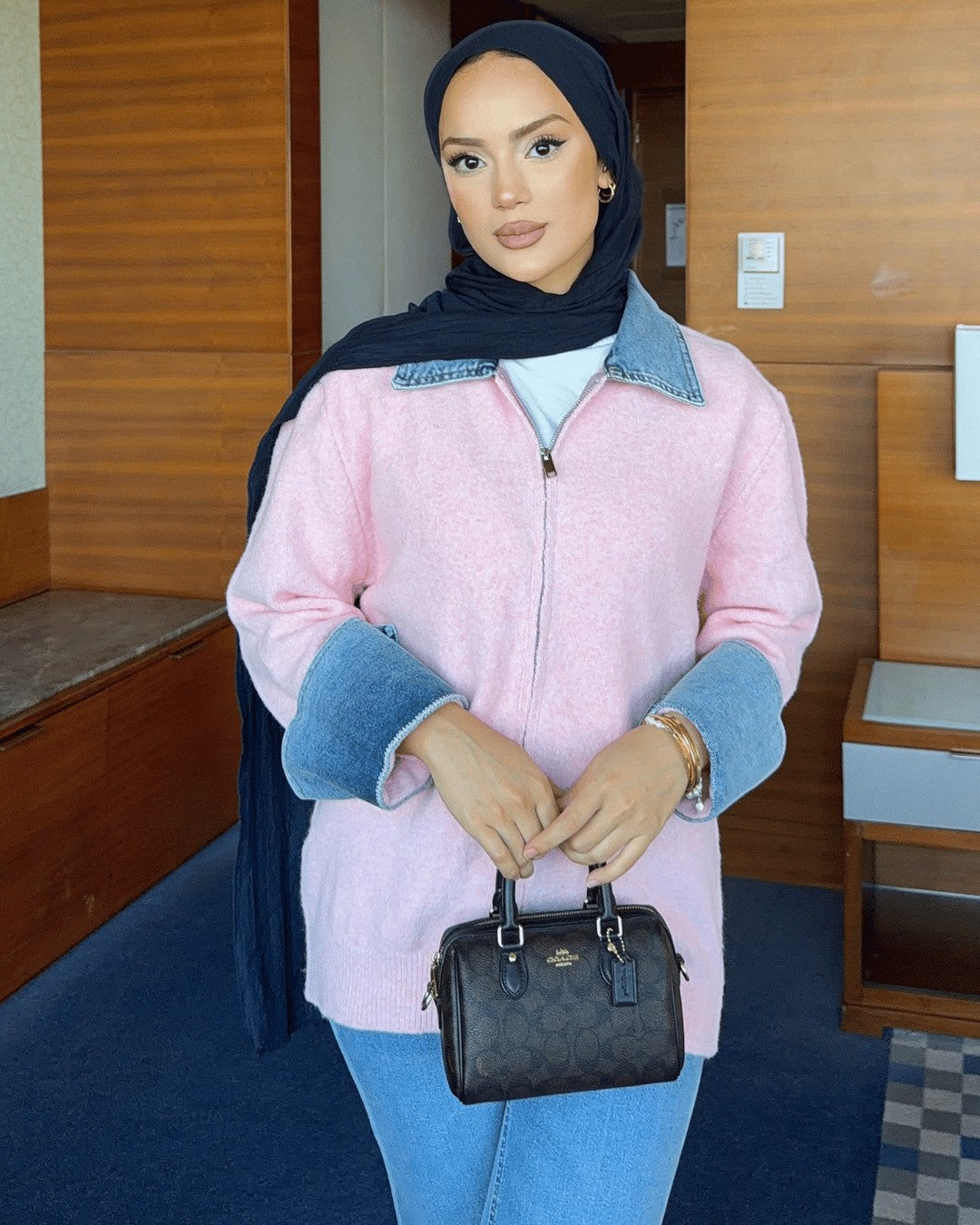 Jacket - Pink - front view