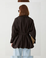 Jacket - Brown - back view