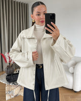 Jacket - Off White - front view