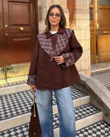 Jacket - Brown - front view