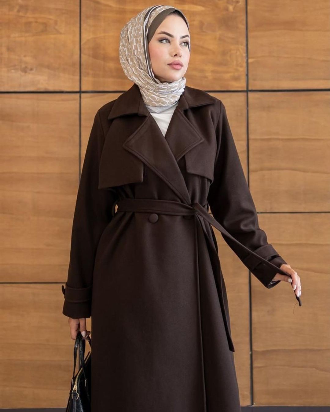 Jacket - Brown - front view