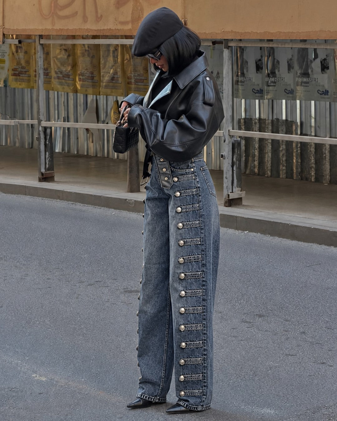 Jeans - Denim - three-quarter view