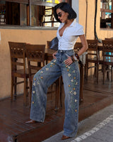 Jeans - Denim - three-quarter view