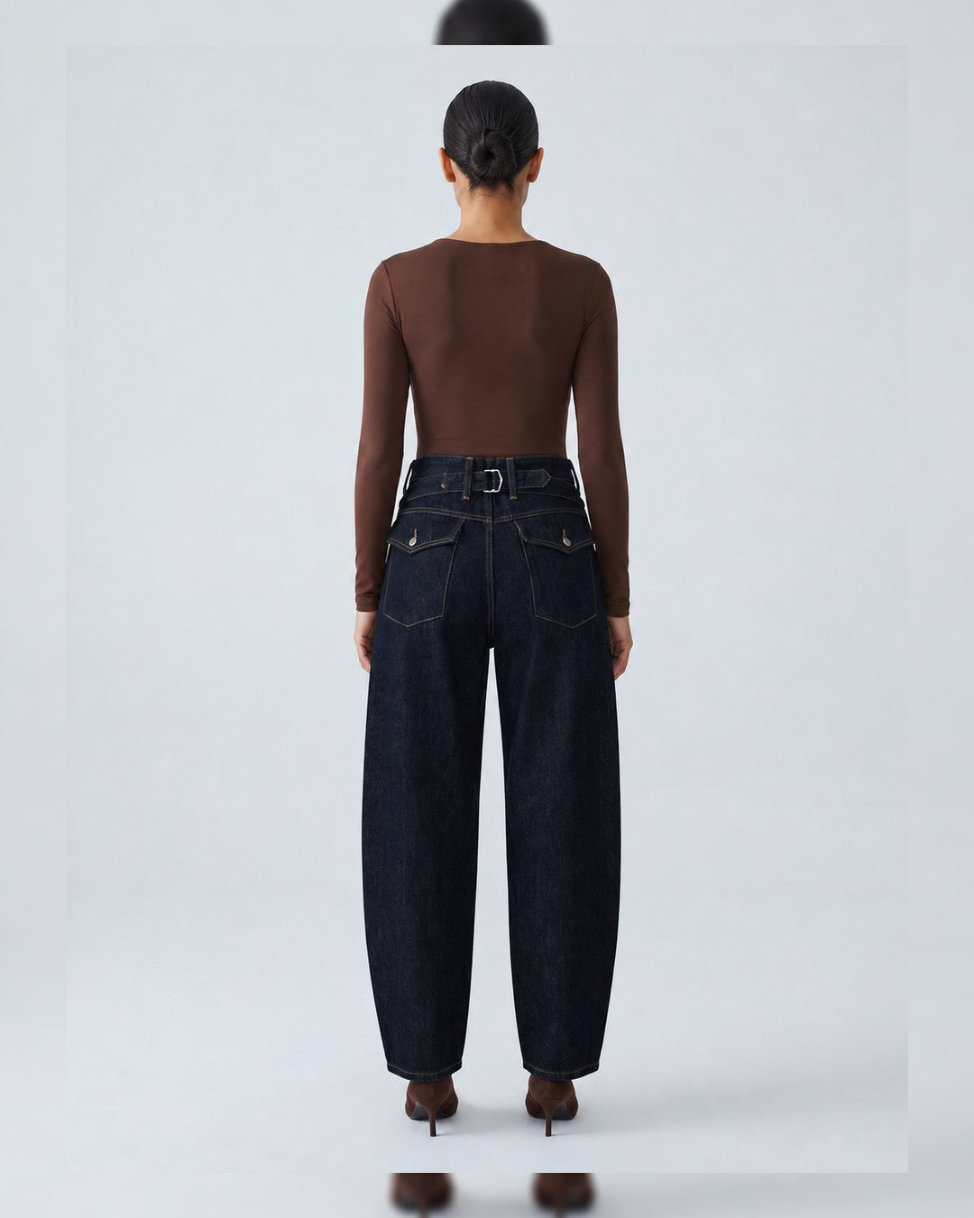 Jeans - Denim - back view