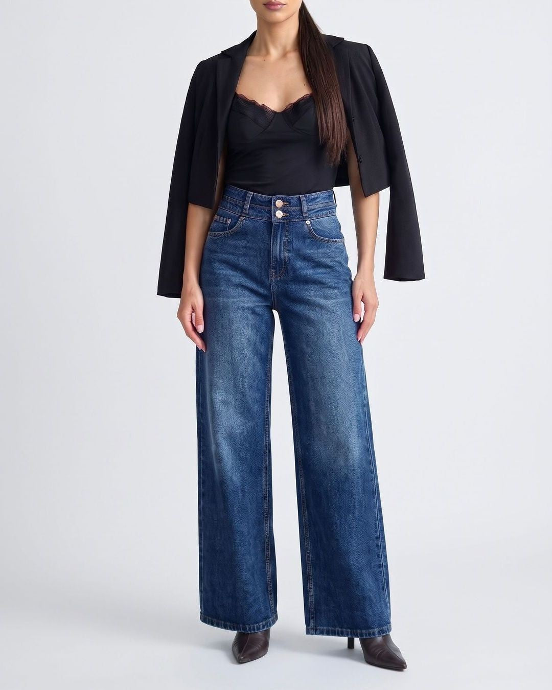 Jeans - Denim - front view