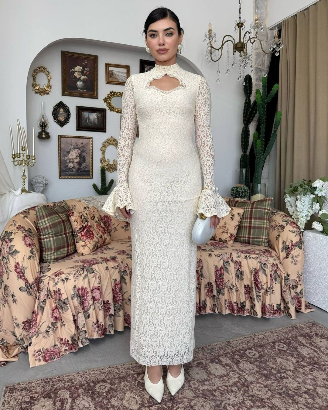 Lace Occasion Dress - front view