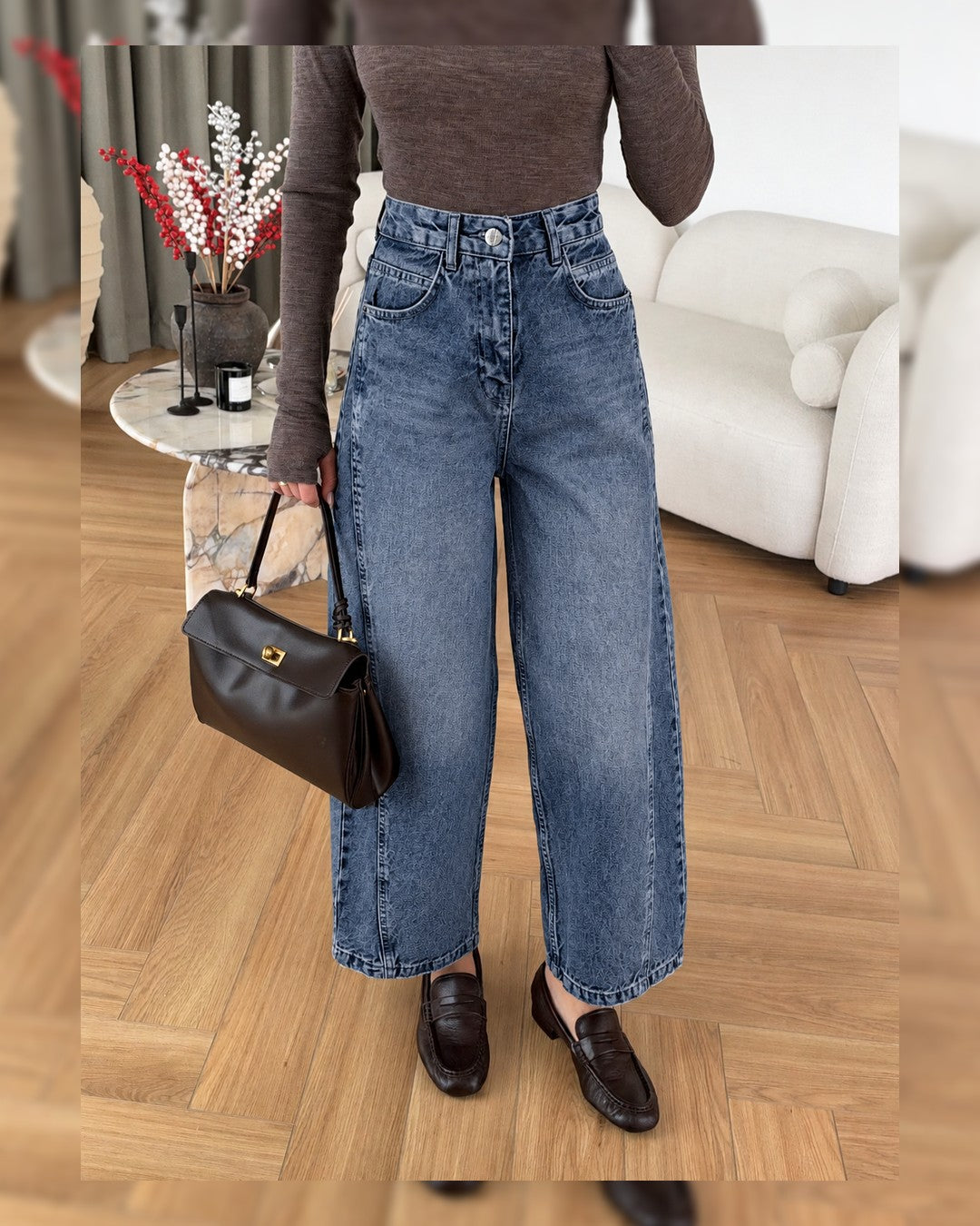 Medium Wash Denim - Denim - front view