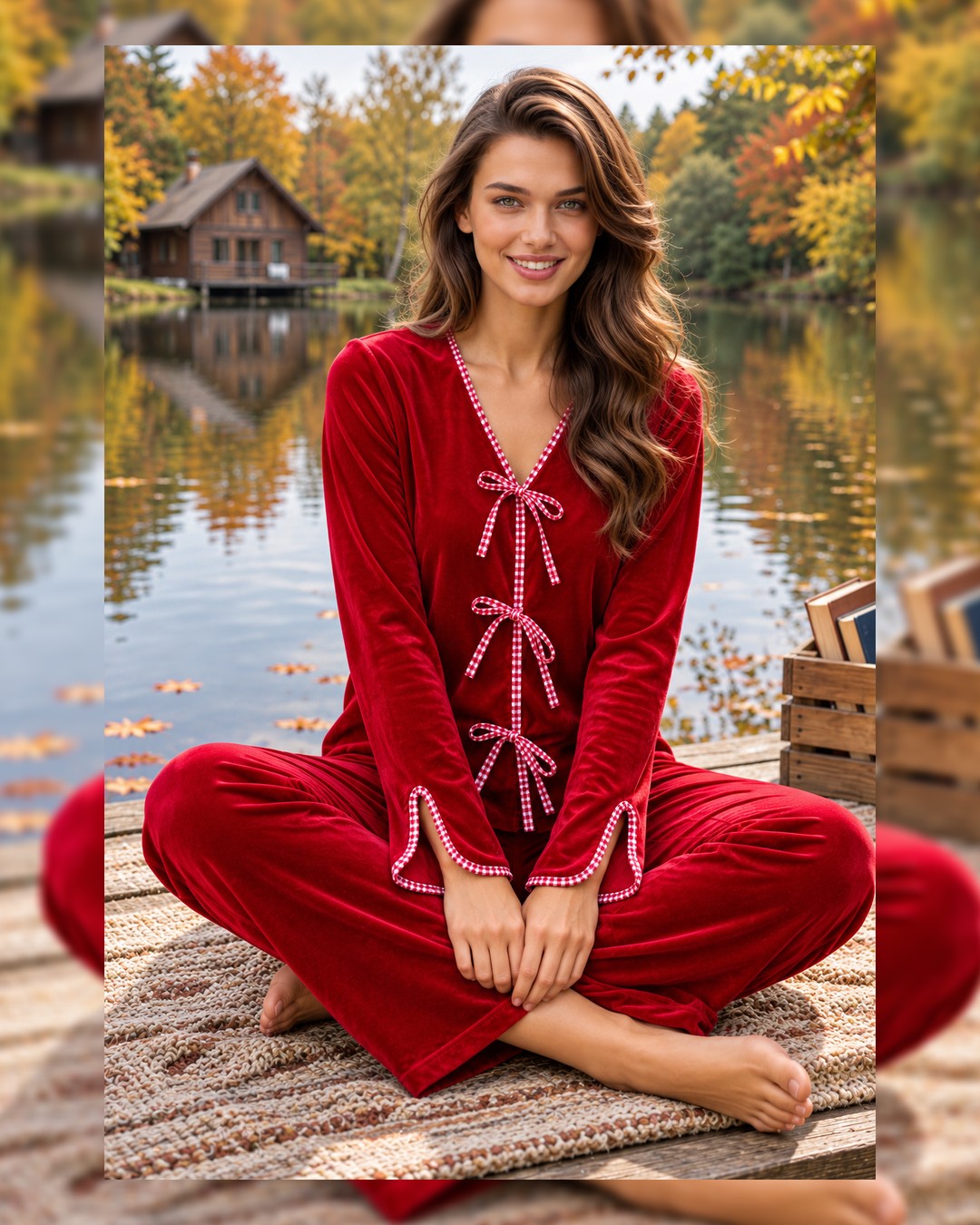 Nightwear - Red - front view
