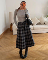 Pants + Belt - Black - front view