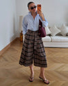 Pants + Belt - Brown - front view