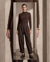 Pants - Brown - front view