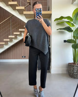 Perfect Sweater Vest - Dark Grey - front view