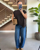 Perfect Sweater Vest - Brown - front view