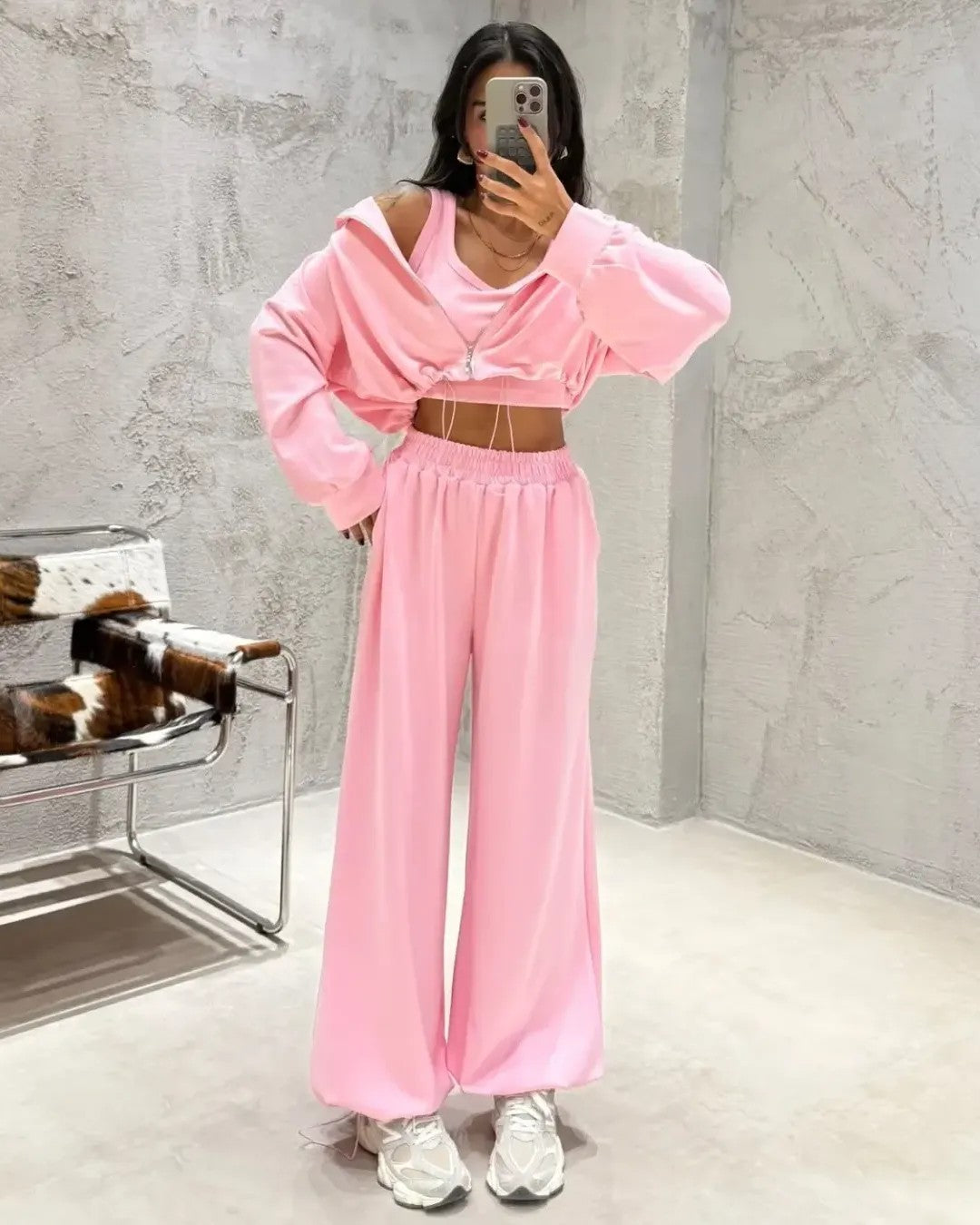 Set 3PC - Pink - front view