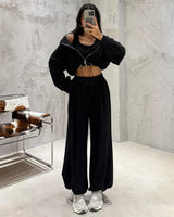 Set 3PC - Black - front view