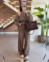 Set 3PC - Brown - front view