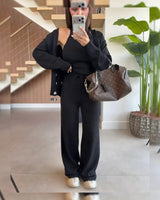 Set 3PC - Black - front view