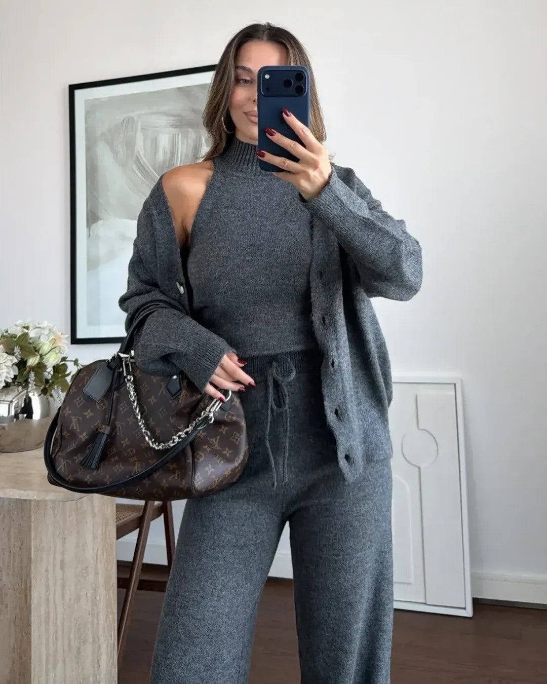 Set 3PC - Grey - front view