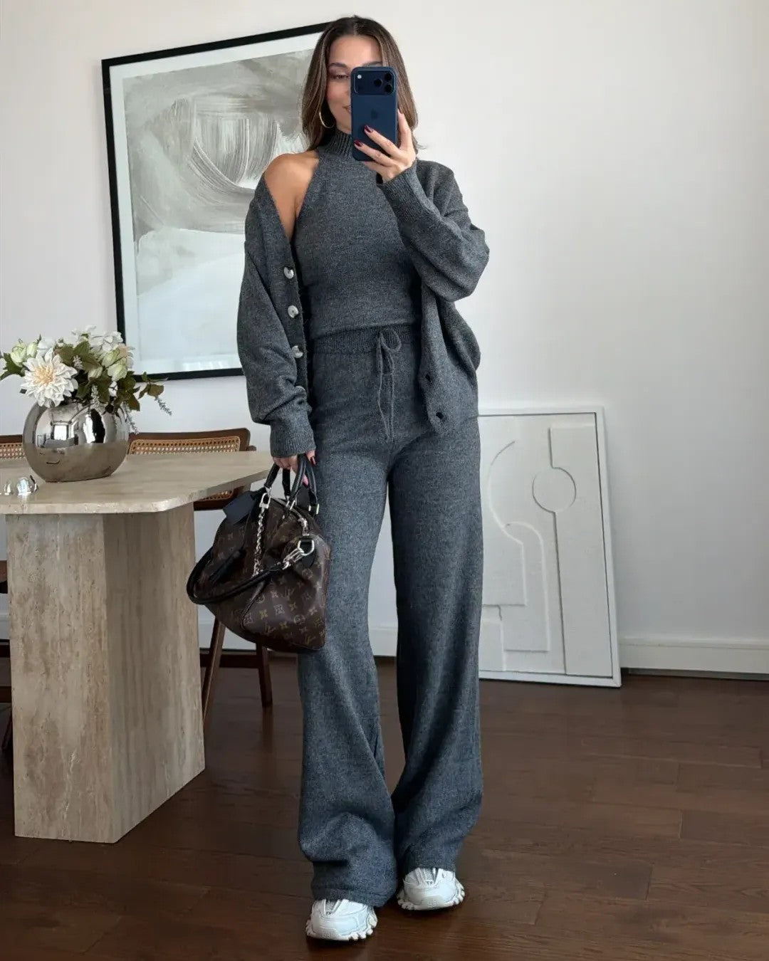Set 3PC - Grey - front view
