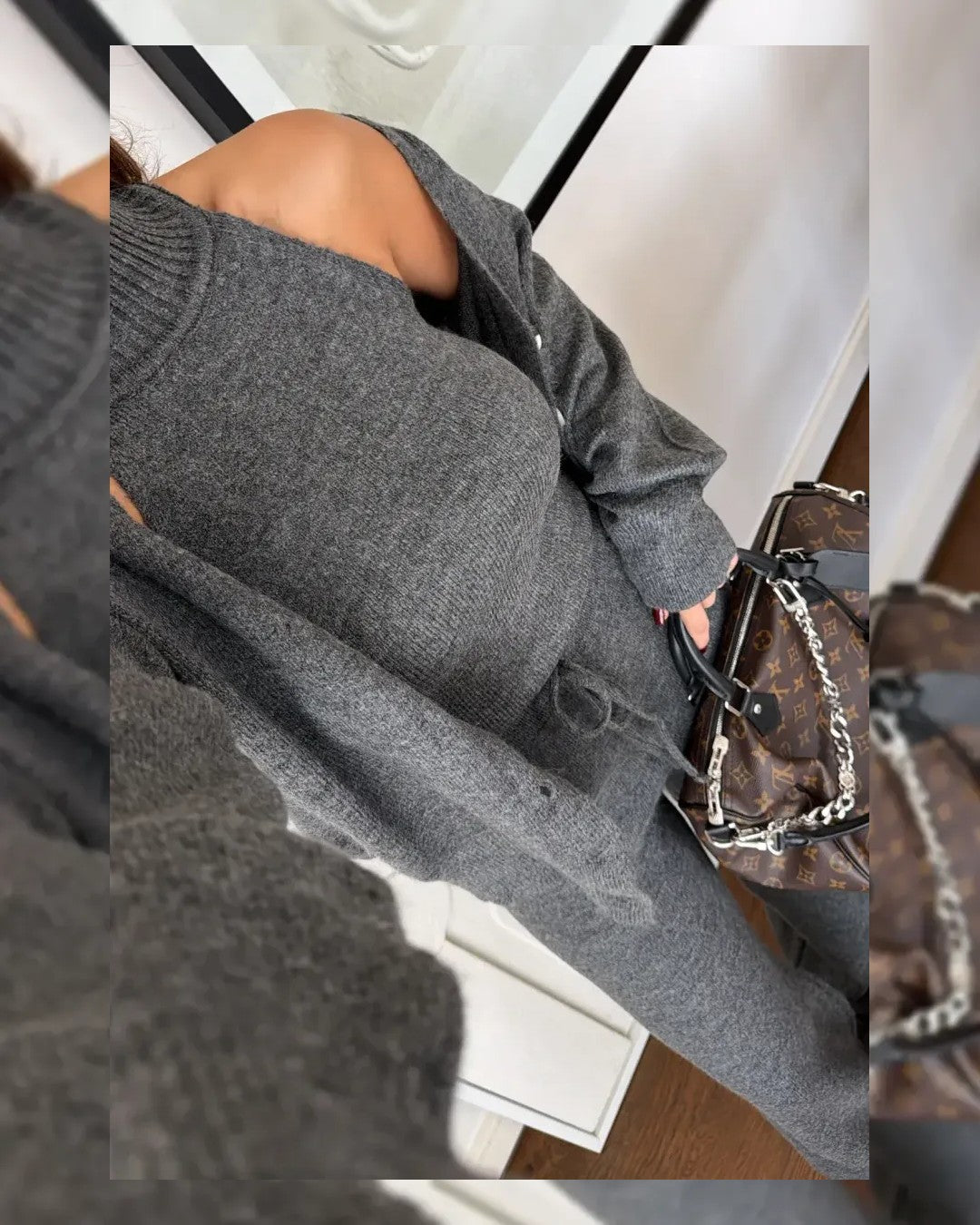 Set 3PC - Grey - three-quarter view