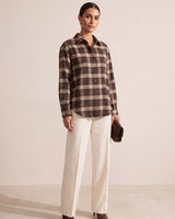 Shirt - Brown - front view
