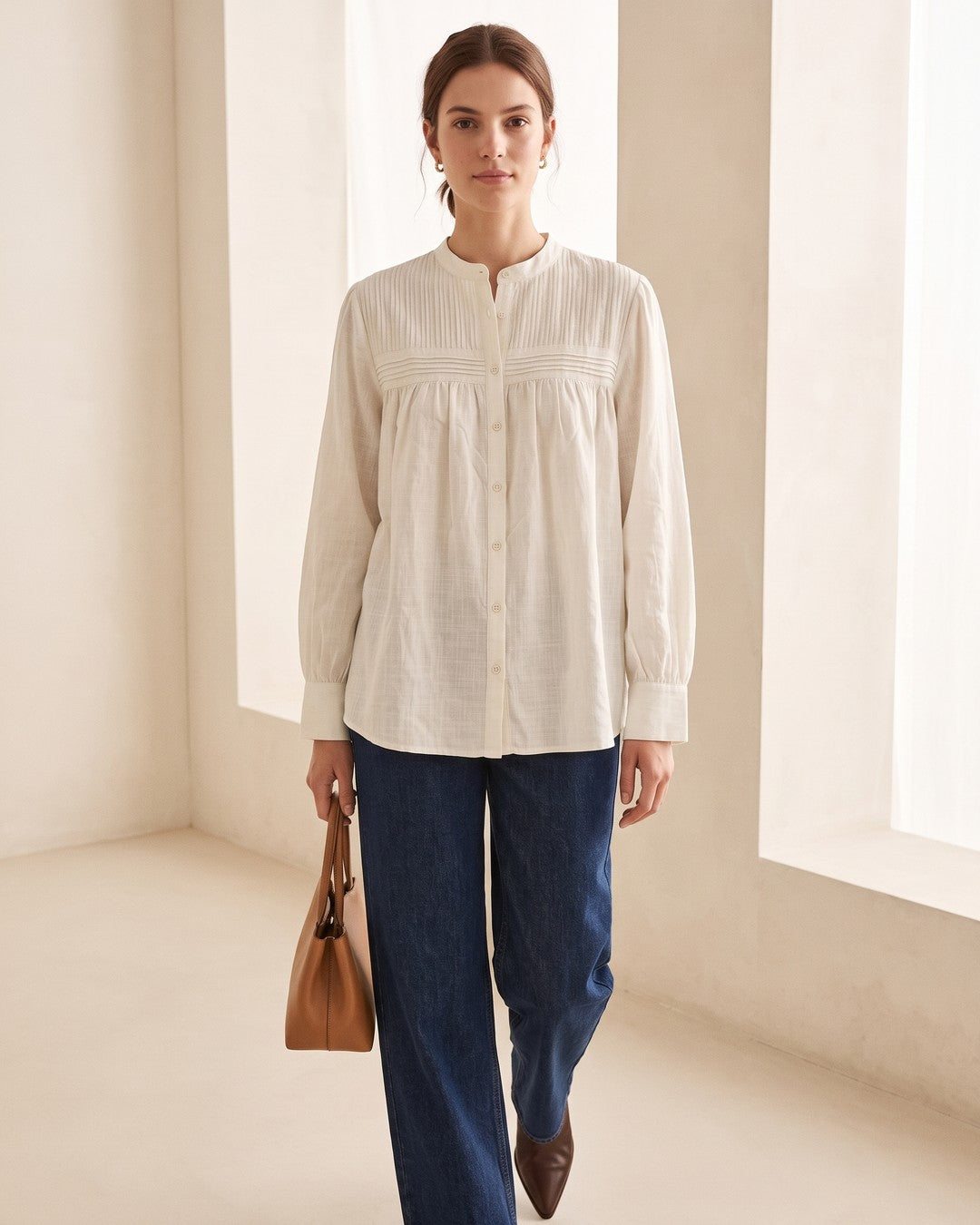 Shirt - White - front view