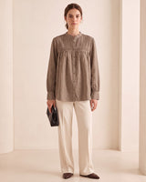 Shirt - Brown - front view