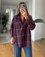 Shirt - Burgundy - front view
