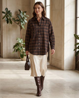 Shirt - Brown - front view
